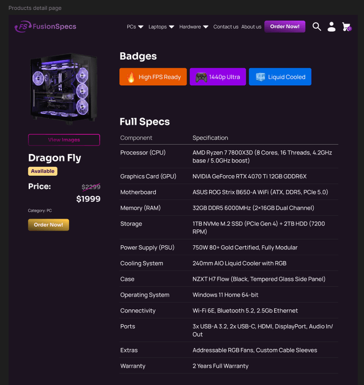 Fusion Specs Image 9
